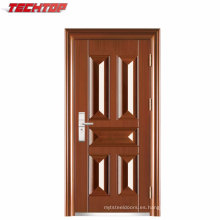 TPS-044A Safety Louver Steel Villa Entrada Puerta de seguridad Precio